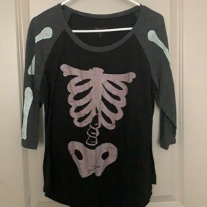 Skeleton half sleeve